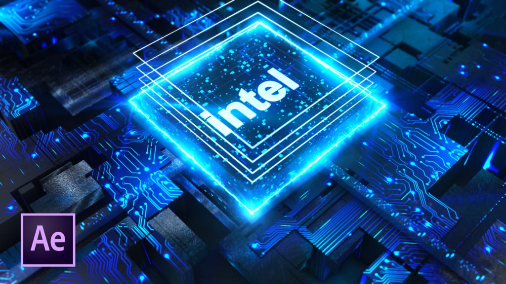 After Effects Tutorial - Processors graphics | Element 3D Tutorial ...
