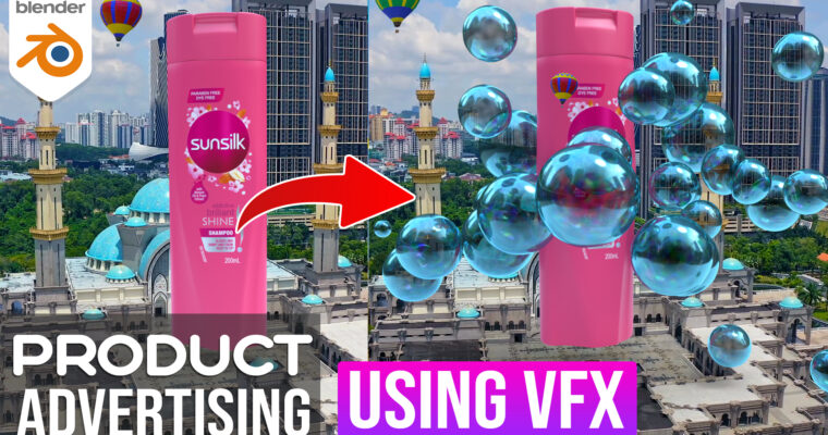 How To Create Blender 3D Product & Bubble CGI Ads Using VFX in Blender