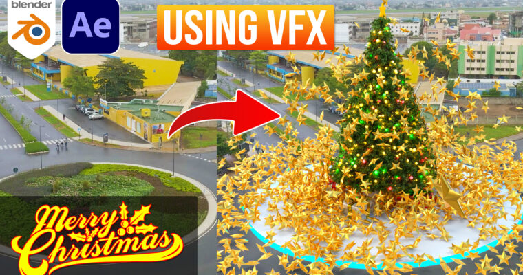 How To Create CHRISTMAS TREE CGI Ads Using VFX in Blender And Blender VFX Tutorial