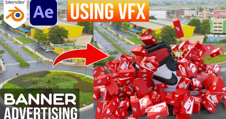 How To Create CGI Ads Using VFX in Blender | Blender VFX Tutorial