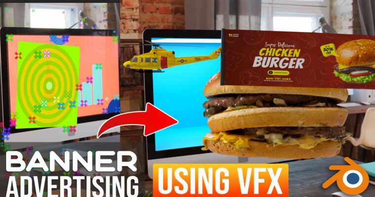 How To Create Food Banner CGI Ads Using VFX in Blender